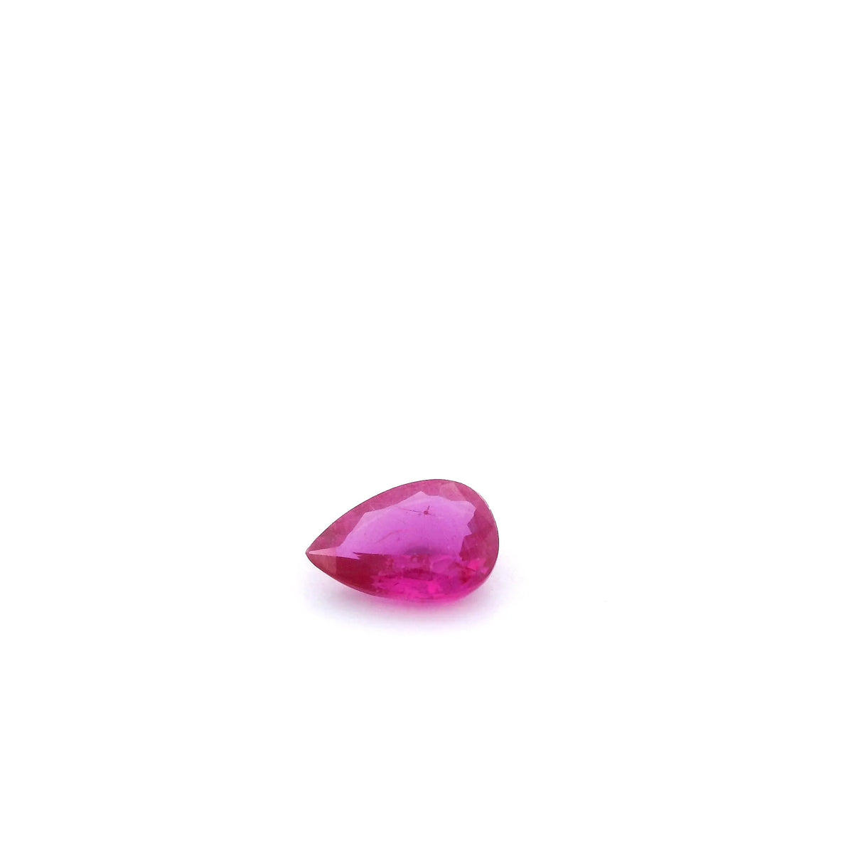 0.42ct Pear Natural Ruby (Colour Red, Clarity Slightly Included, Cut Faceted)
