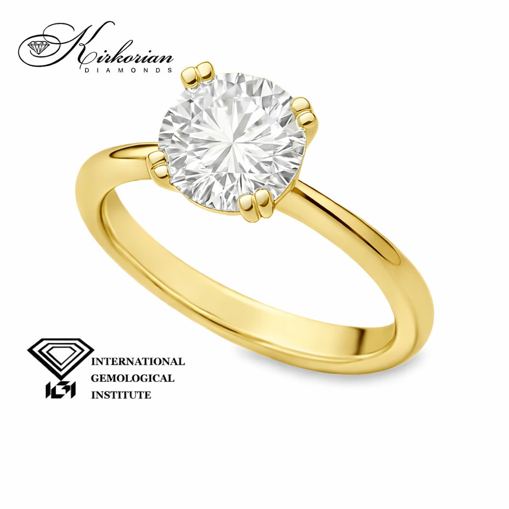 Детайл на лабораторен диамант 1.50 ct цвят D VVS1 IGI