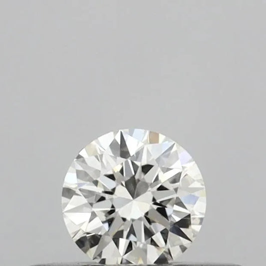 0.18ct Round Natural Diamond (Colour H, Clarity IF, Cut EX, IGI Certified)