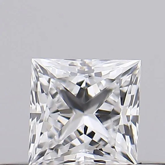 0.21ct Princess Natural Diamond (Colour E, Clarity VS1, GIA Certified)