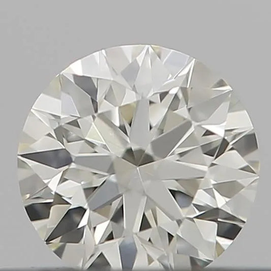 0.25ct Round Natural Diamond (Colour J, Clarity VVS1, Cut EX, IGI Certified)