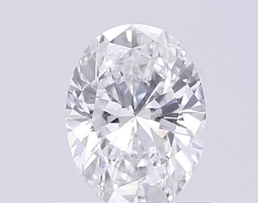 0.50ct Oval Lab Grown Diamond (Colour D, Clarity VS1, IGI Certified)