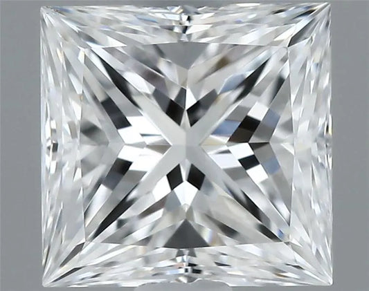 0.50ct Princess Natural Diamond (Colour D, Clarity VVS2, GIA Certified)