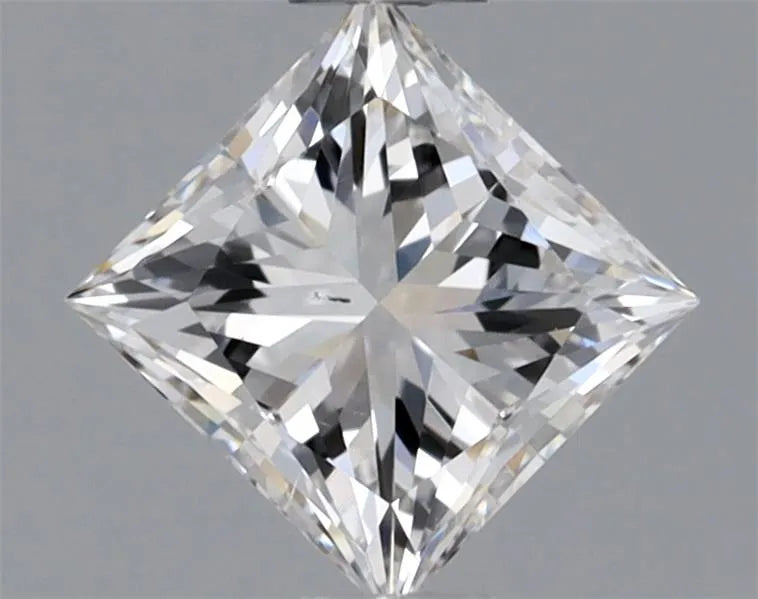 0.50ct Princess Natural Diamond (Colour G, Clarity SI1, GIA Certified)
