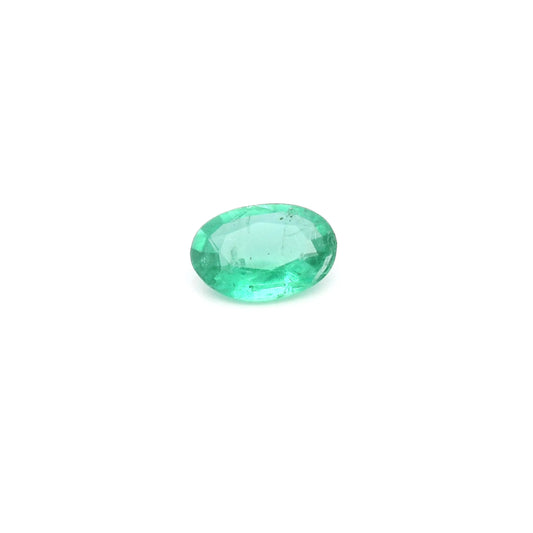 0.51ct Oval Natural Emerald (Colour Green, Clarity Slightly Included, Cut Faceted)