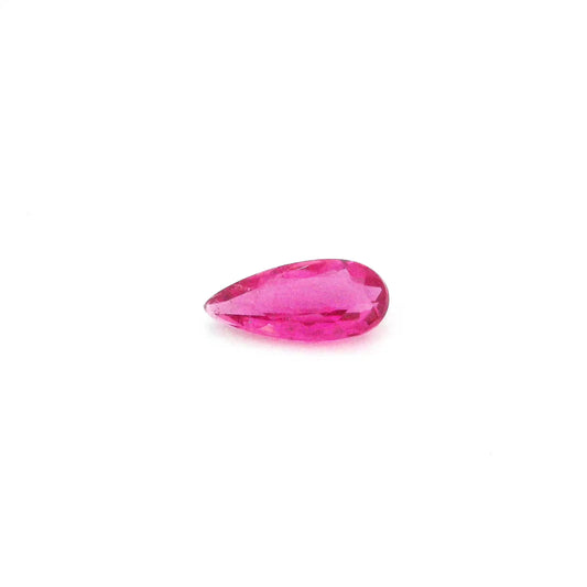 0.51ct Pear Natural Tourmaline (Colour Pink, Clarity Slightly Included, Cut Faceted)