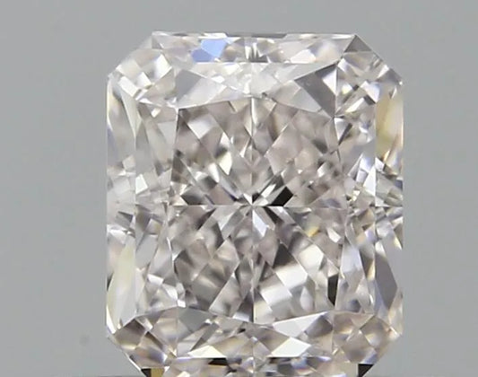 0.51ct Radiant Natural Diamond (Colour Very Light Pink, Clarity IF, GIA Certified)