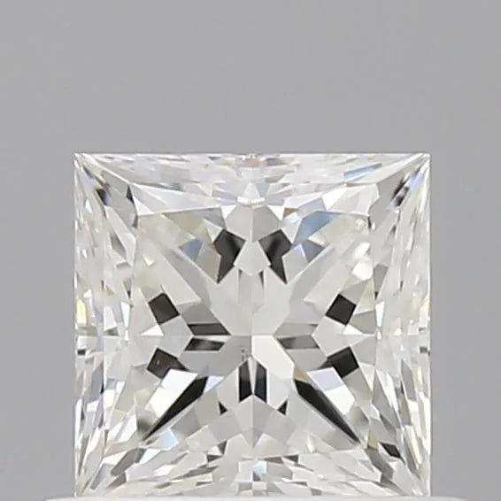 0.52ct Princess Natural Diamond (Colour H, Clarity VS2, GIA Certified)