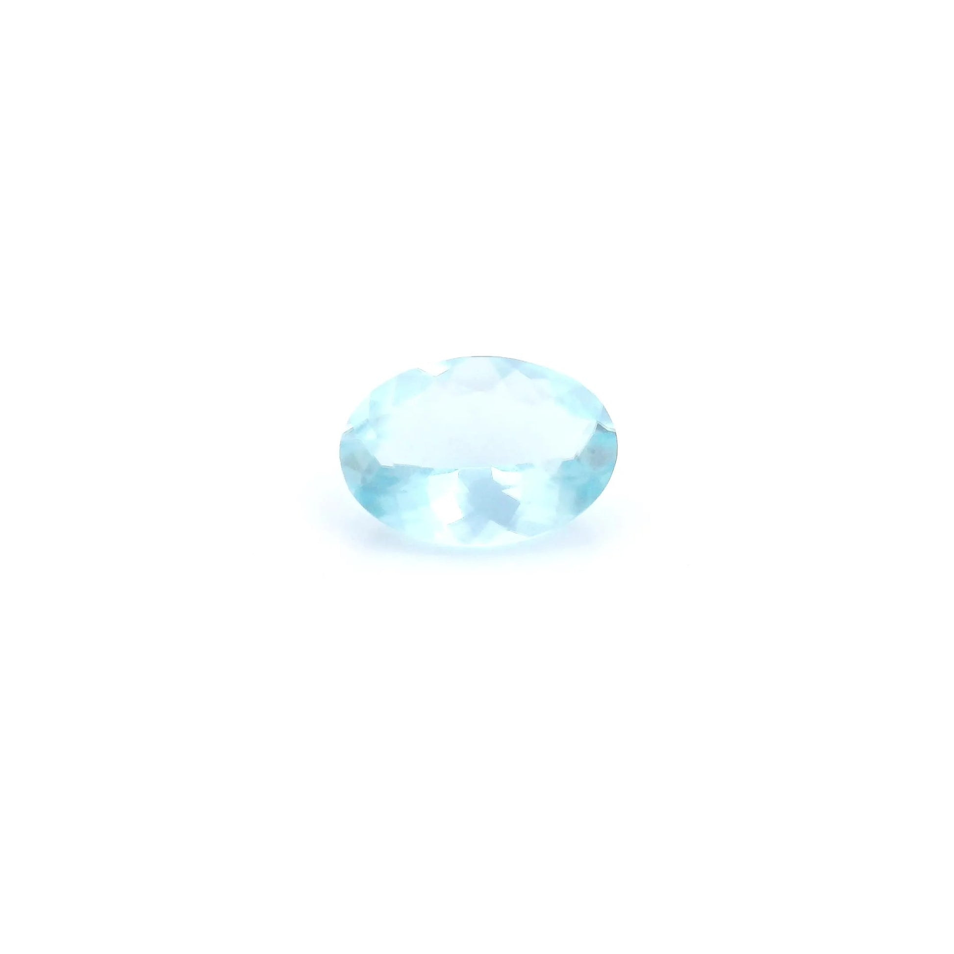 0.53ct Oval Natural Aquamarine (Colour Blue, Clarity Eye Clean, Cut Faceted)