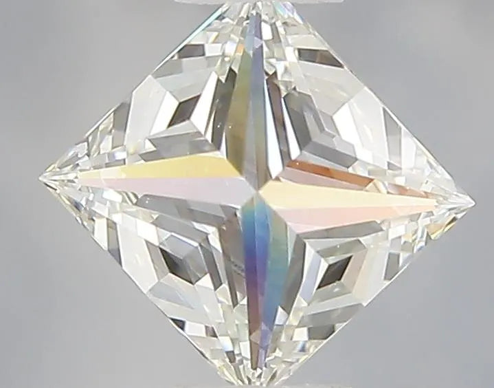 0.58ct Princess Natural Diamond (Colour H, Clarity VS2, Cut VG, IGI Certified)
