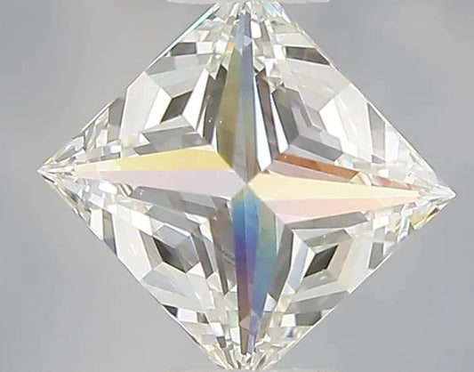 0.58ct Princess Natural Diamond (Colour H, Clarity VS2, Cut VG, IGI Certified)