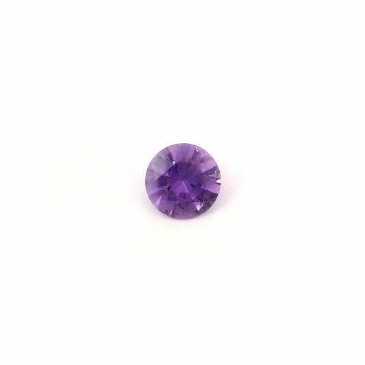 0.58ct Round Natural Sapphire (Colour Purple, Clarity Moderately Included, Cut Faceted)