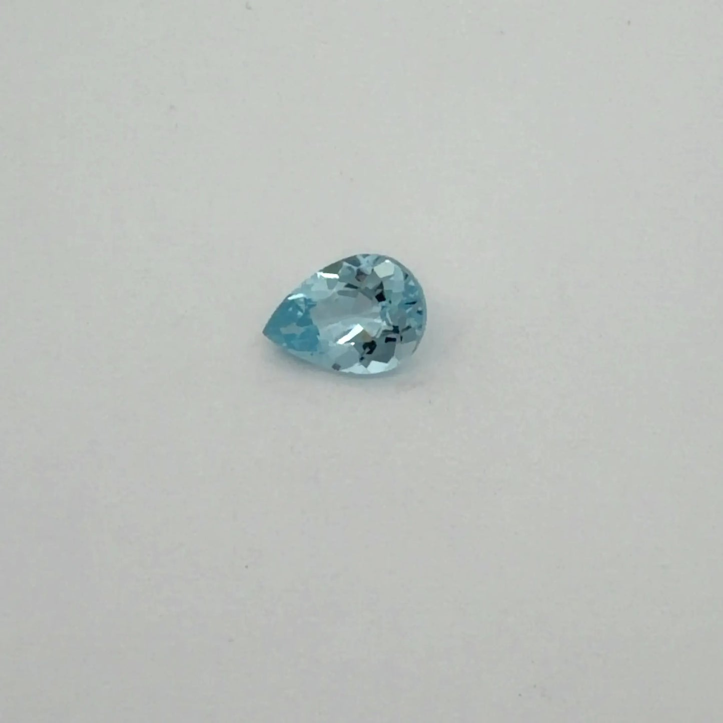 0.59ct Pear Natural Aquamarine (Colour Blue, Clarity Eye Clean, Cut Faceted)