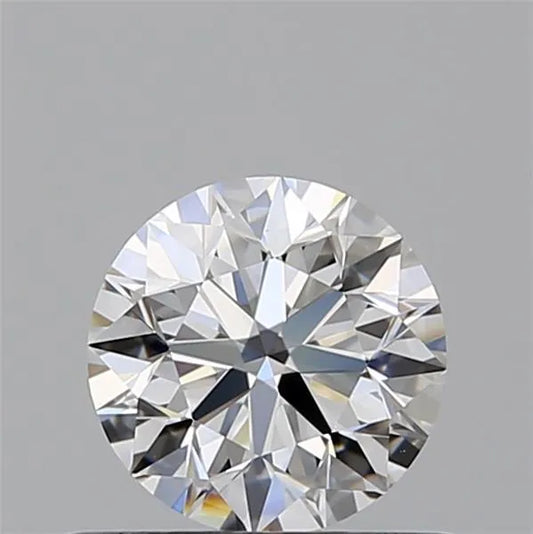 0.61ct Round Natural Diamond (Colour F, Clarity IF, Cut EX, GIA Certified)