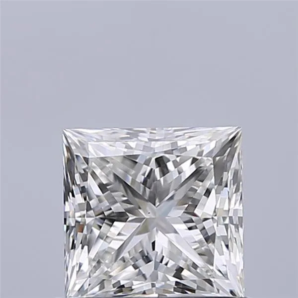 0.70ct Princess Natural Diamond (Colour G, Clarity VS2, GIA Certified)