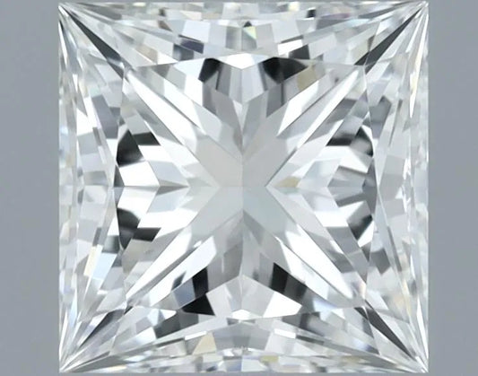 0.71ct Princess Natural Diamond (Colour G, Clarity VVS2, Cut VG, GIA Certified)