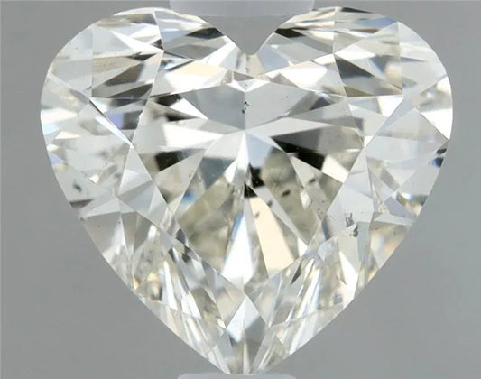 0.75ct Heart Natural Diamond (Colour H, Clarity SI1, Cut VG, IGI Certified)