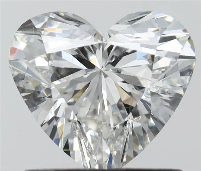 0.81ct Heart Natural Diamond (Colour G, Clarity SI1, Cut EX, IGI Certified)