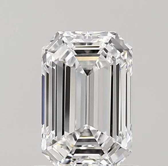 0.91ct Emerald Natural Diamond (Colour D, Clarity FL, GIA Certified)