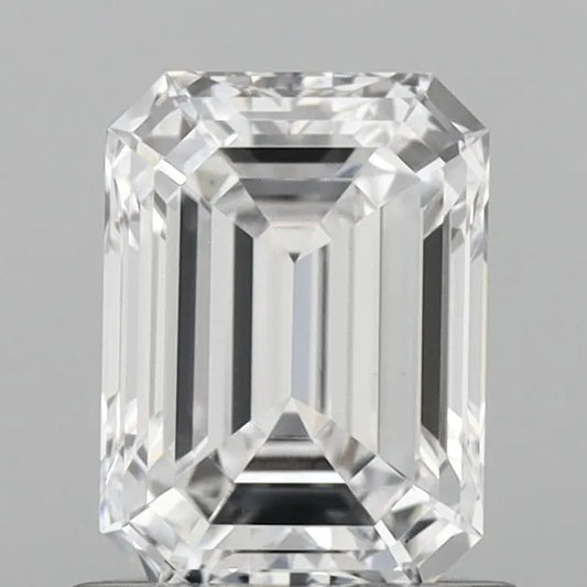 0.96ct Emerald Lab Grown Diamond (Colour D, Clarity VS1, IGI Certified)