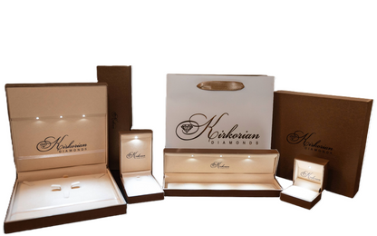 Годежен пръстен с диаманти 0.355ct от бяло злато 14к – модел RN182B