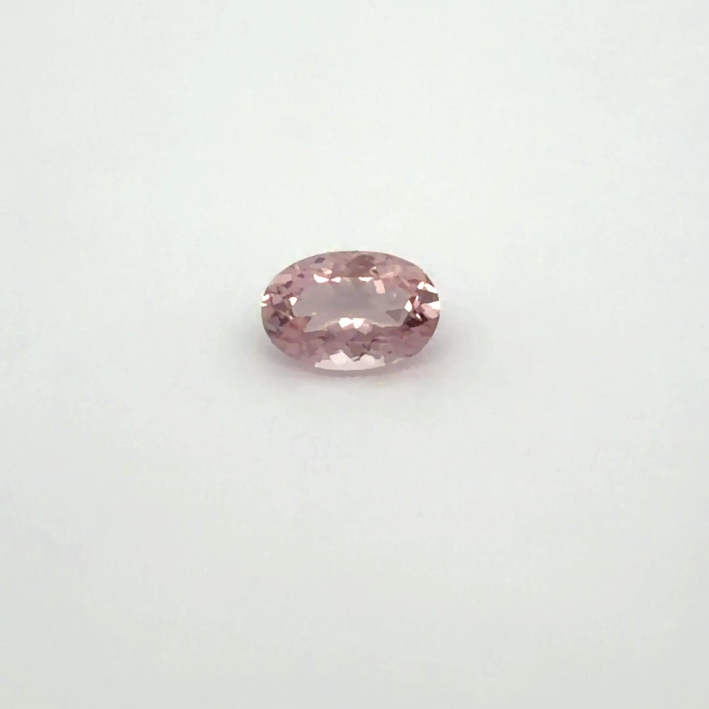 1.42ct Oval Natural Morganite (Colour Pink, Clarity Eye Clean, Cut Faceted)