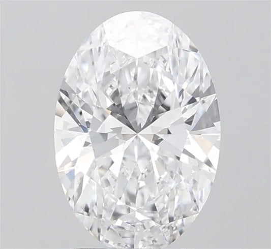 1.60ct Oval Lab Grown Diamond (Colour D, Clarity VVS2, IGI Certified)