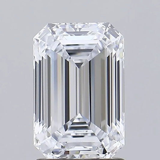 2.02ct Emerald Lab Grown Diamond (Colour F, Clarity IF, IGI Certified)