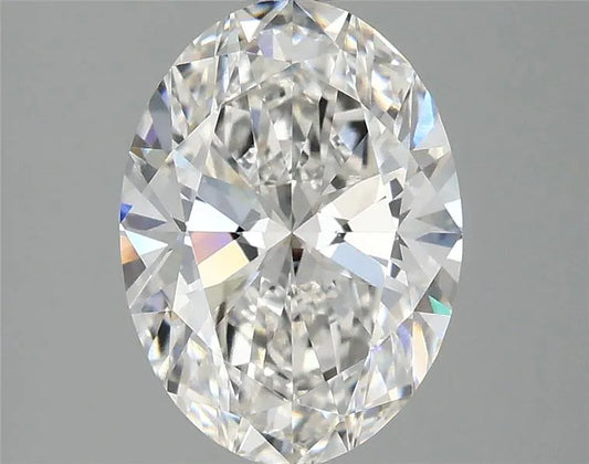 2.50ct Oval Lab Grown Diamond (Colour E, Clarity VS2, IGI Certified)