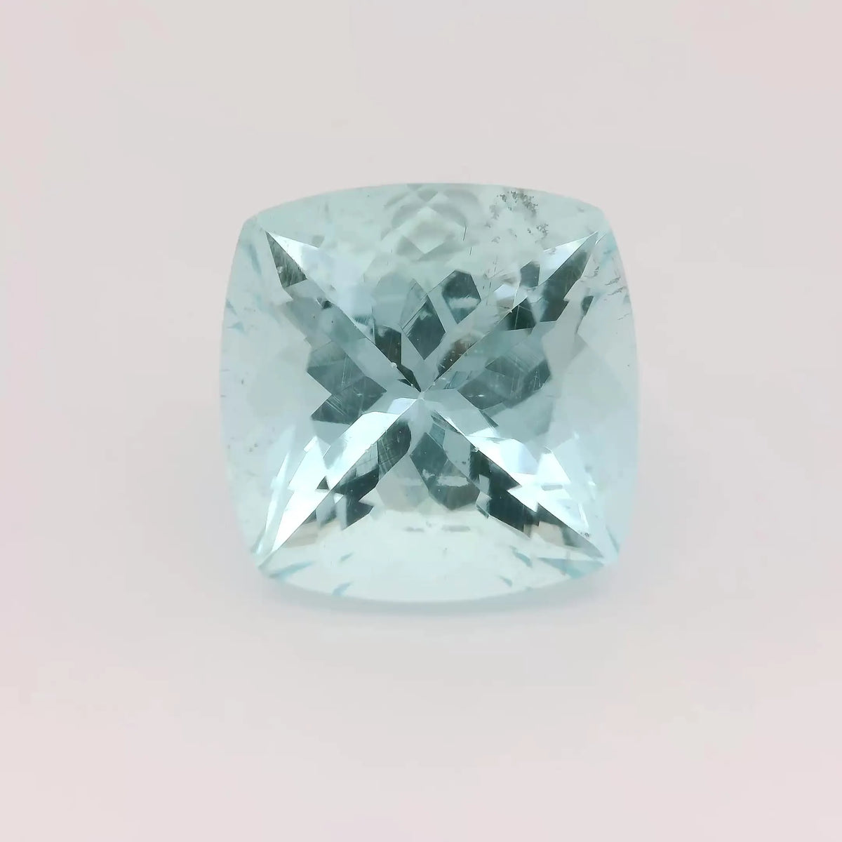 7.71ct Cushion Natural Aquamarine (Colour Blue, Clarity Slightly Included, Cut Faceted)