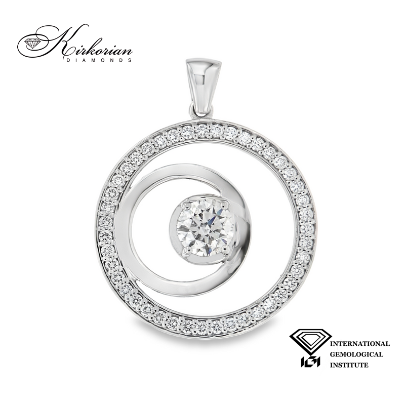 Колие с Lab Grown диаманти 1.67ct | Бяло злато 14k | IGI сертификат – LGK644