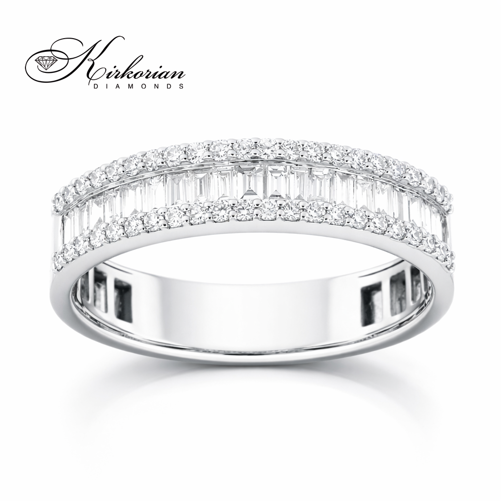 диамантена халка 0.53 ct бяло злато 14к kirkorian diamonds