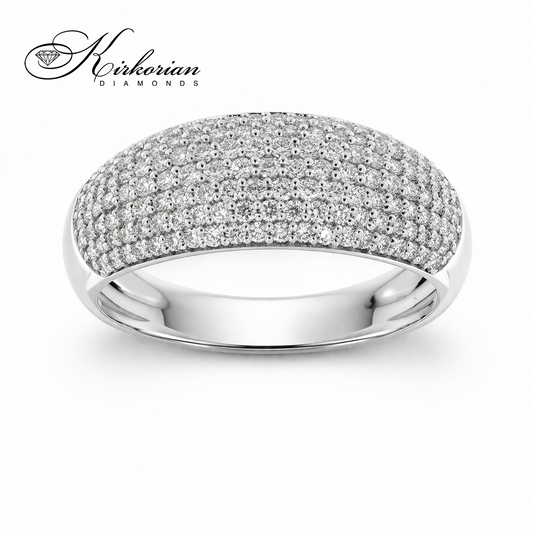 диамантена халка с диаманти 0.73 ct бяло злато 14к kirkorian diamonds