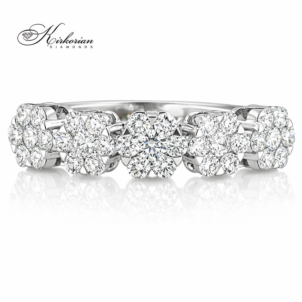 diamond wedding band 0.67 ct white gold kirkorian diamonds