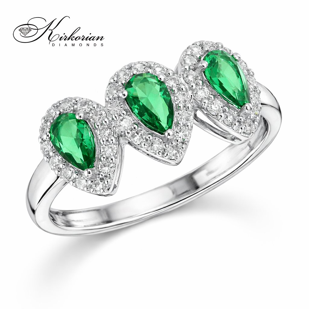 пръстен турмалин диаманти kirkorian diamonds LR6635