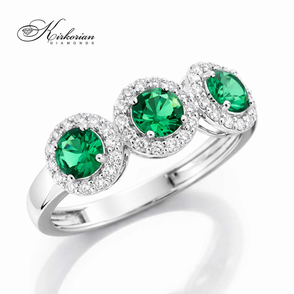 елегантен пръстен турмалин диаманти kirkorian diamonds LR6636