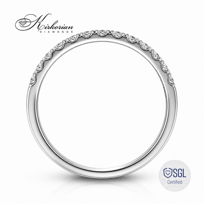 Диамантена брачна халка с SGL сертификат от KIRKORIAN DIAMONDS
