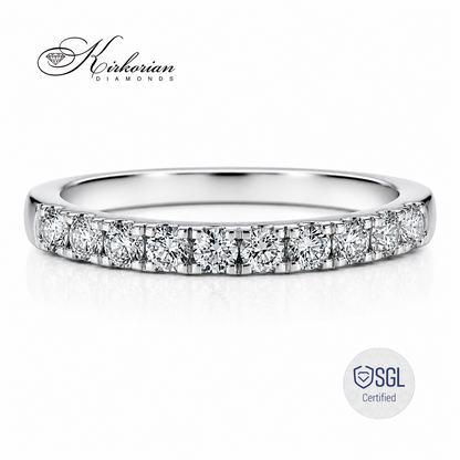 Дамска брачна халка с диаманти 0.52 ct от KIRKORIAN DIAMONDS