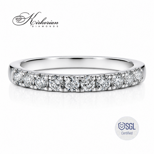 Дамска брачна халка с диаманти 0.52 ct от KIRKORIAN DIAMONDS