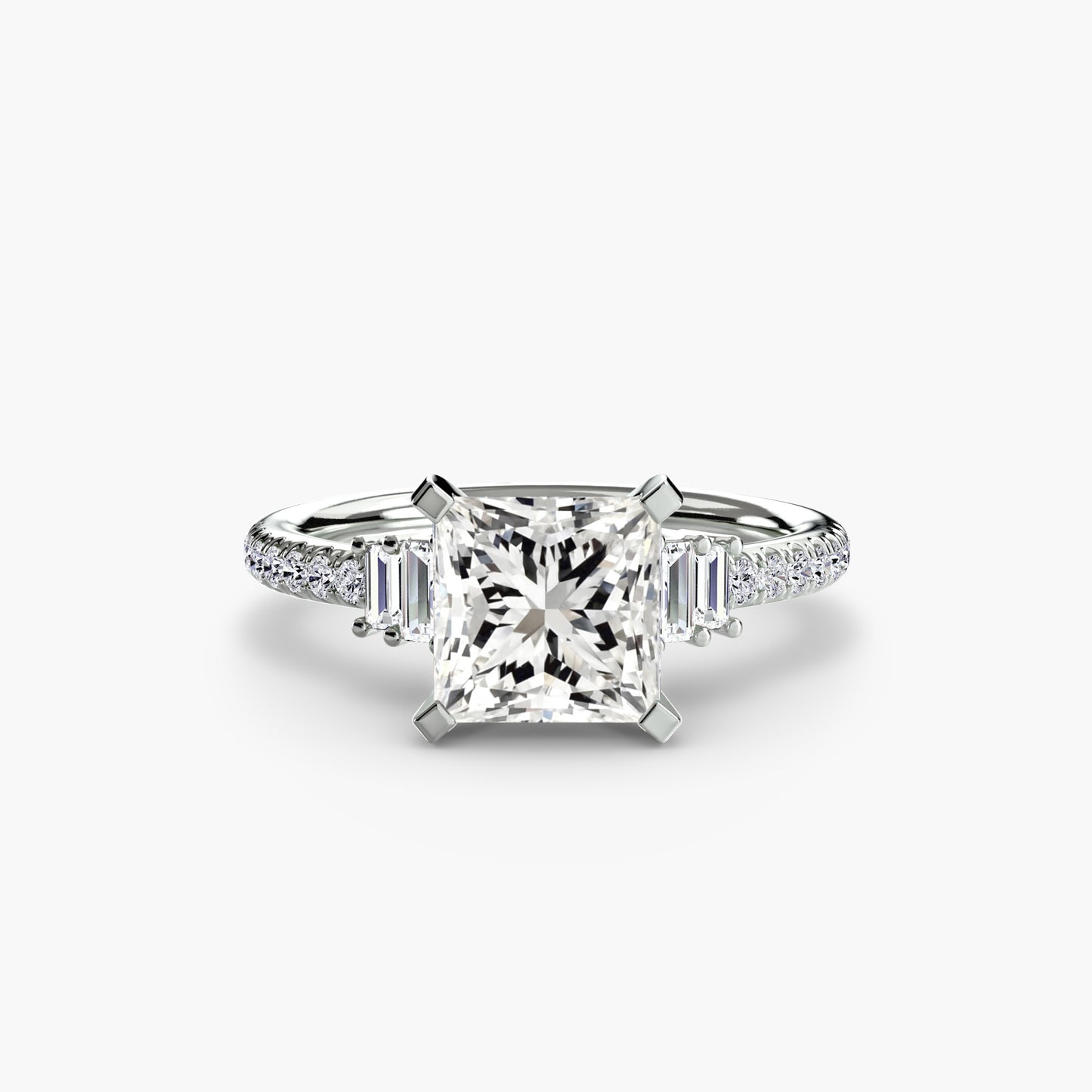 Solitaire with Pavé 4