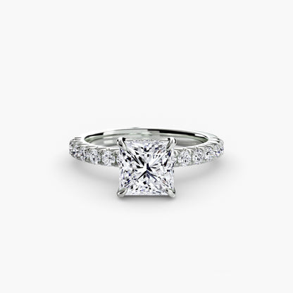 Solitaire with Pavé 6