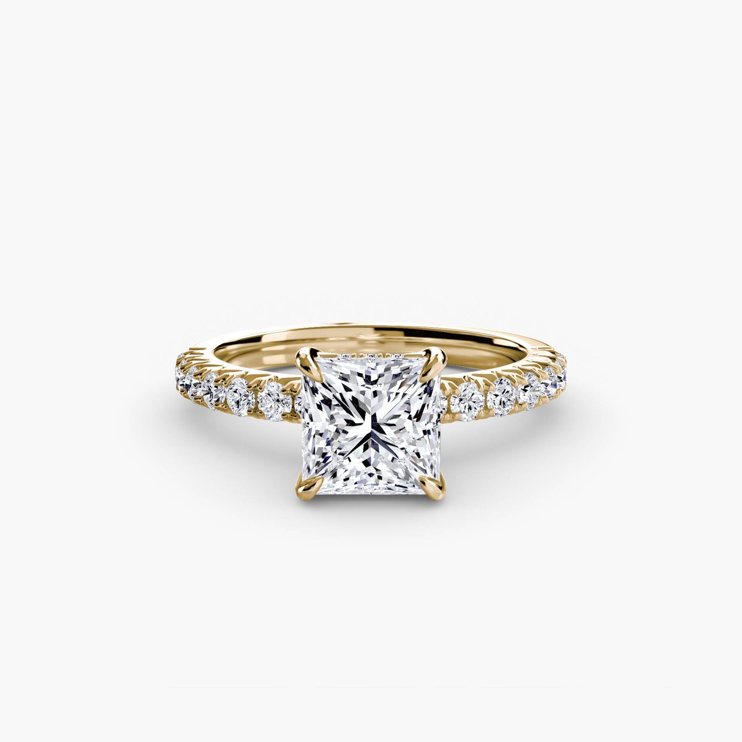 Solitaire with Pavé 6