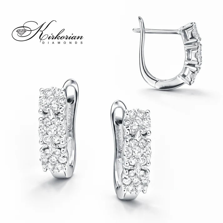 луксозни обеци с диаманти 0.30 ct