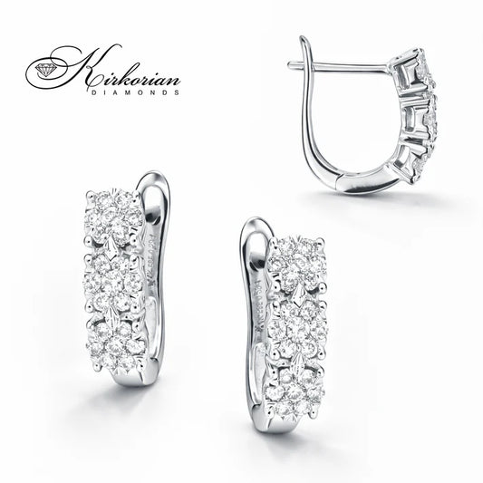 луксозни обеци с диаманти 0.30 ct