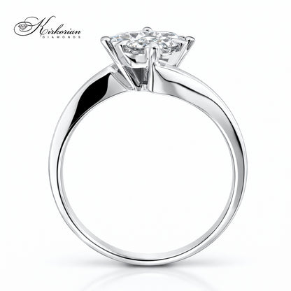 годежен пръстен диаманти клъстер дизайн 0.48 ct