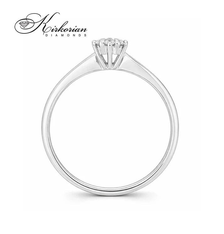 луксозен годежен пръстен с диаманти брилянт