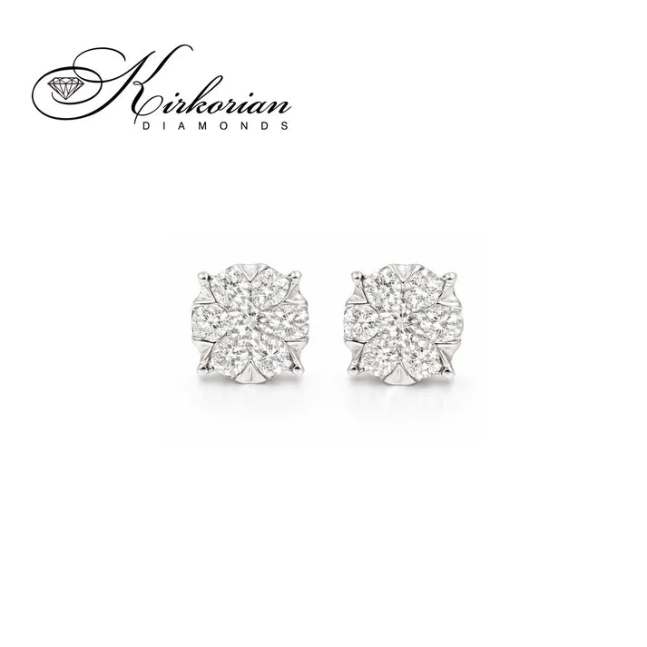 луксозни диамантени обеци 0.21 ct