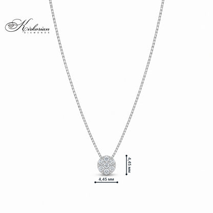 Колие от бяло злато 18K с диаманти 0.10 ct – модел S108766
