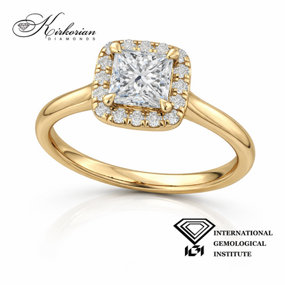 Лабораторно отгледан Princess диамант IGI сертификат