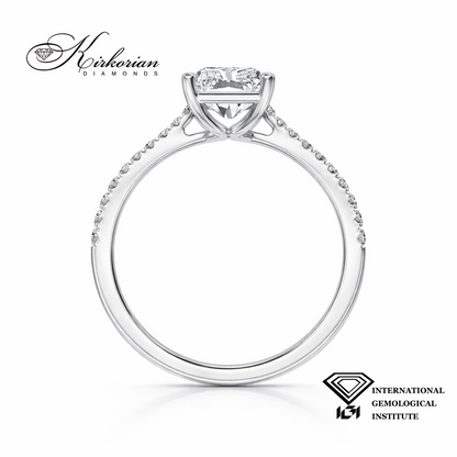 Детайл на Radiant лабораторен диамант Kirkorian Diamonds